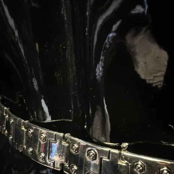 GORGEOUS STEAMPUNK Metal and leather Very Rare Vintage Heavy Duty - Picture 3 of 6